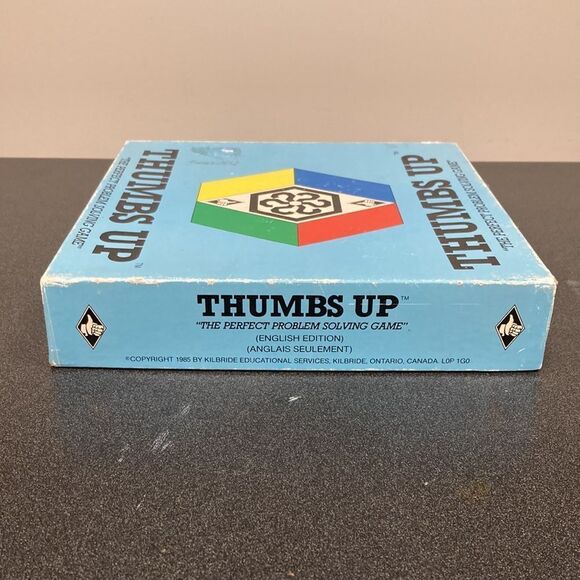 Vintage Thumbs Up The Perfect Problem Solving Board Game Rare - Picture 11 of 13